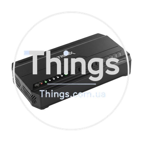 Джерело безперебійного живлення DC UPS Trinix TRX-MUPS-1848 Type-C (24000mAh LiFePo4) 5V/9V/12V/48V/PoE, LiFePo4 4*6Ah, для роутера і медіаконвертера K3-42-00173 фото
