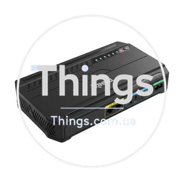 Джерело безперебійного живлення DC UPS Trinix TRX-MUPS-1848 Type-C (24000mAh LiFePo4) 5V/9V/12V/48V/PoE, LiFePo4 4*6Ah, для роутера і медіаконвертера K3-42-00173 фото
