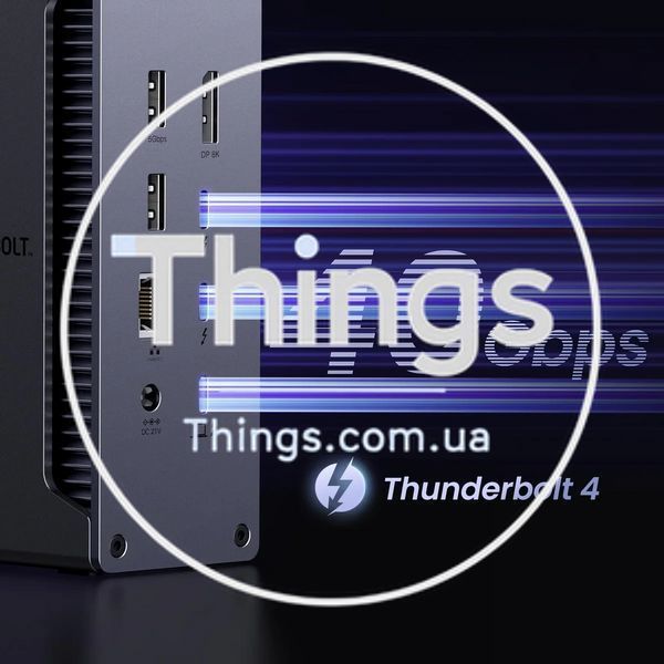 Концентратор Док-станция 13 in 1 UGREEN U710 Thunderbolt 4 док-станция 40 Гбит/с 4K 8K зарядка 90 Вт для ноутбука MacBook Windows K1-000512 фото