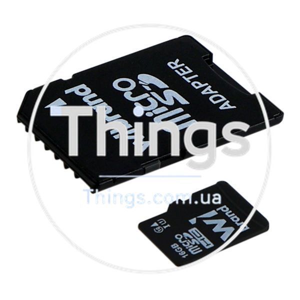 Карта Пам'яті Wibrand MicroSDHC 16gb UHS-1 10 Class & Adapter Од1-00049018 фото