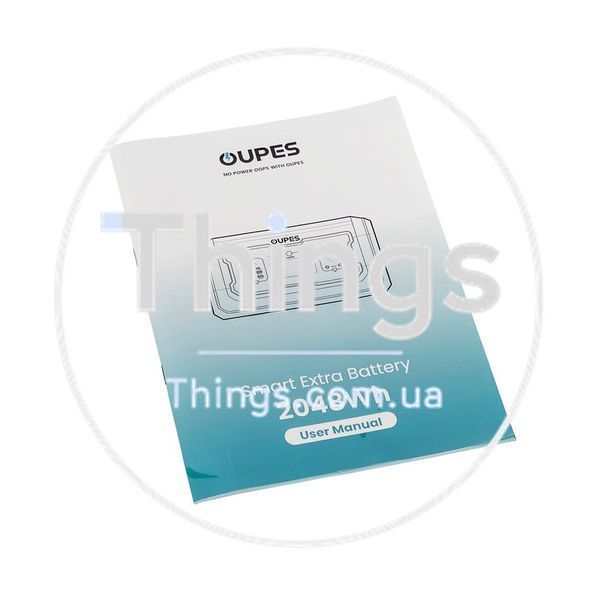Додаткова батарея OUPES S2-BAT 2048Wh LiFePO4 для портативної зарядної станції Mega 1 S1 K3-42-00305 фото