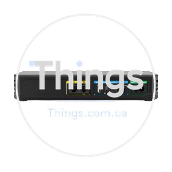 Джерело безперебійного живлення DC UPS Trinix TRX-MUPS-1848 Type-C (24000mAh LiFePo4) 5V/9V/12V/48V/PoE, LiFePo4 4*6Ah, для роутера і медіаконвертера K3-42-00173 фото