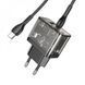 Home Charger 20W 1U 1C PD QC3.0 C to C Cable (1m) Hoco N34 Dazzling &mdash; Transparent Black К2-000077493 фото 6