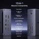 Концентратор Док-станція 13 in 1 UGREEN U710 Thunderbolt 4 док-станція 40 Гбіт/с 4K 8K зарядка 90 Вт для ноутбука MacBook Windows K1-000512 фото 2