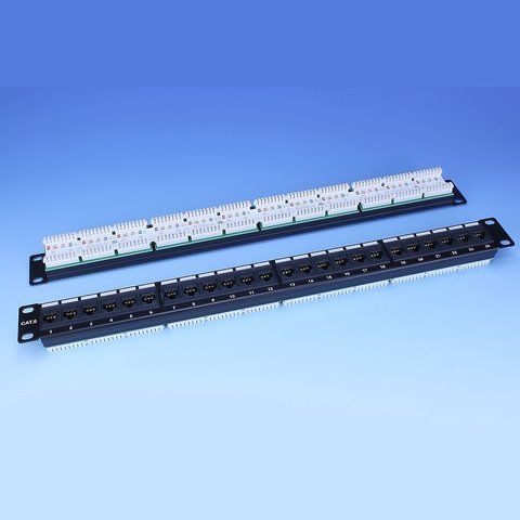 Патч-панель 19" 24xRJ-45 UTP, кат. 6, dual type, EPNew CM-369 фото