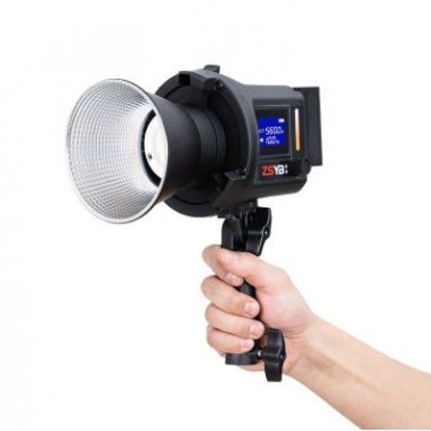 Светодиодный прожектор LED ZCYB CL-80 Bi 80W 97 3200-5600k 12 режимов спецэффектов Лампа+адаптер+батарея*2+зарядное устройство+пульт K2-000079475 фото