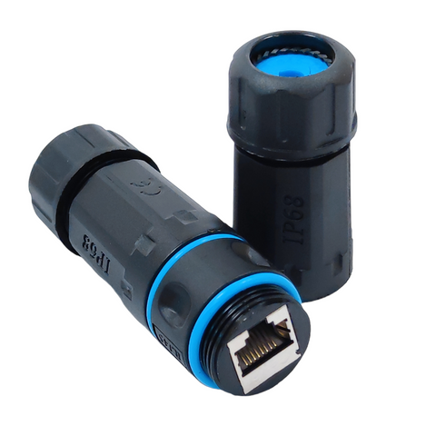 Водонепроницаемый соединитель IP68, RJ45-RJ45, STP, кат. 6, LW CM-9933 фото