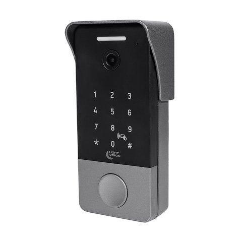 Відеопанель 2Mp Light Vision RIO FHD(KEY) Silver зі зчитувачем Mifare та клавіатурою K3-82-00243 фото