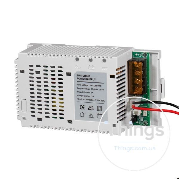 Плата ДБЖ Trinix PSU-1205LED(BOARD) LiFePO4 з кріпленням на DIN-рейку K3-41-00059 фото