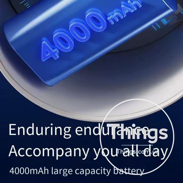 Портативный мини вентилятор WT-F70 White - 4000 mAh К2-000081276 фото