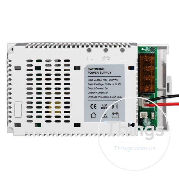 Плата ДБЖ Trinix PSU-1205LED(BOARD) LiFePO4 з кріпленням на DIN-рейку K3-41-00059 фото