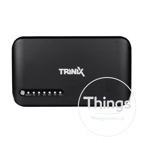 Джерело безперебійного живлення DC UPS Trinix TRX-MUPS-1812 Type-C (20000mAh LiFePo4) 5V/9V/12V/48V/PoE, LiFePo4 4*5Ah, для роутера і медіаконвертера K3-42-00149 фото