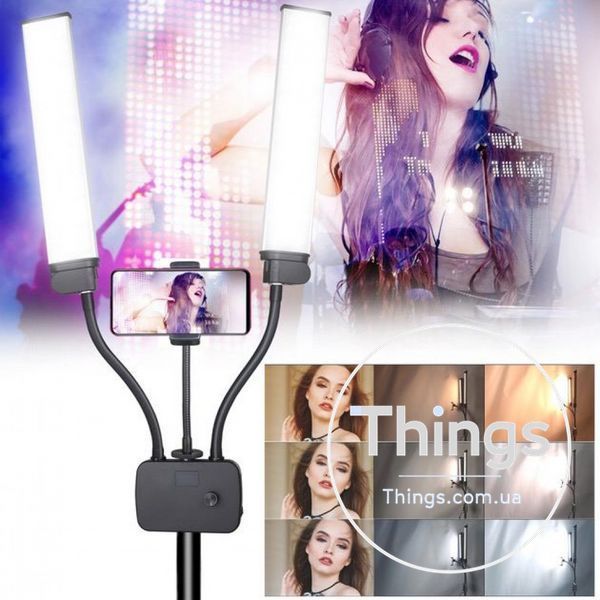 Лампа LED HD-D2 45W 112 pcs white 112 pcs yellow 3200K-5600K + 2 holder К2-000075529 фото