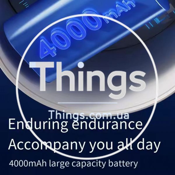 Портативный мини вентилятор WT-F70 White - 4000 mAh К2-000081276 фото