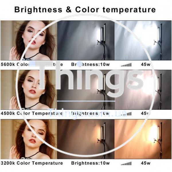 Лампа LED HD-D2 45W 112 pcs white 112 pcs yellow 3200K-5600K + 2 holder К2-000075529 фото