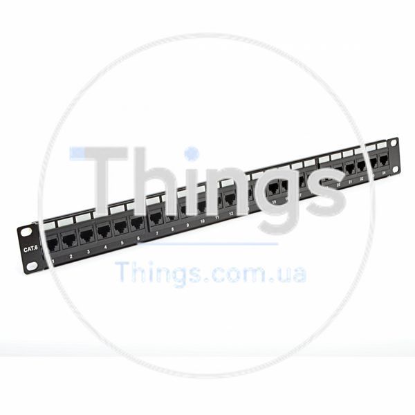 Патч-панель 19" 24xRJ-45 UTP, кат. 6, dual type, EPNew CM-369 фото