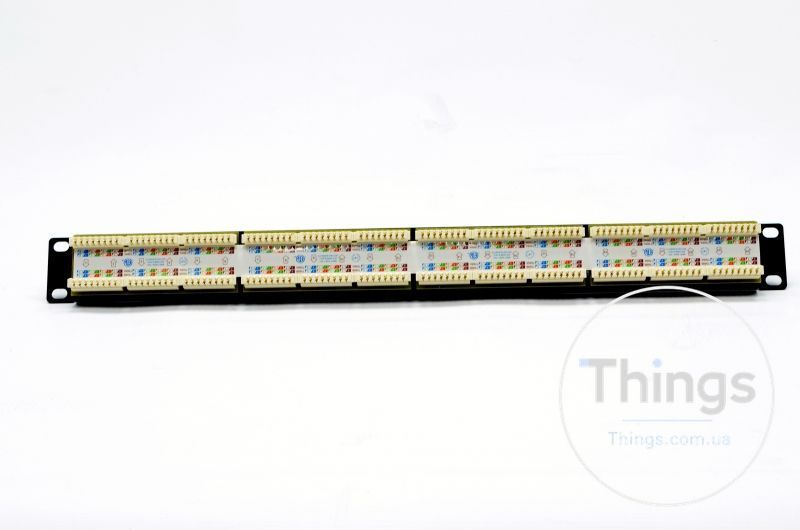 Патч-панель 19" 24xRJ-45 UTP, кат. 6, dual type, EPNew CM-369 фото