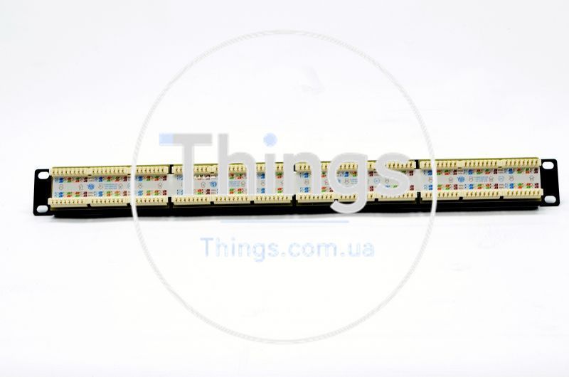 Патч-панель 19" 24xRJ-45 UTP, кат. 6, dual type, EPNew CM-369 фото