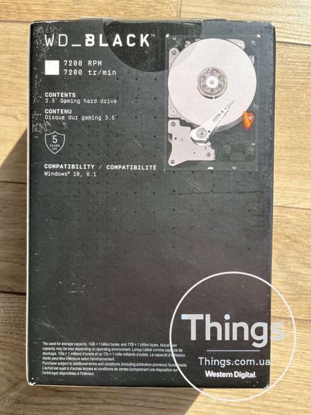 Жорсткий Диск Western Digital Black 6TB SATA III (WD6004FZBX) ВН-676856-0 фото