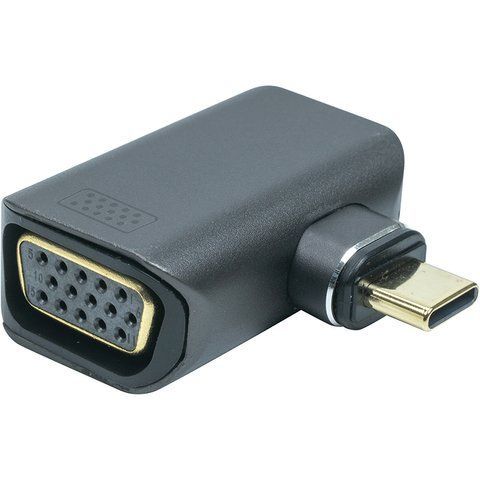 Адаптер PowerPlant USB Type-C - VGA, 1080P, 60Hz CA914289 фото