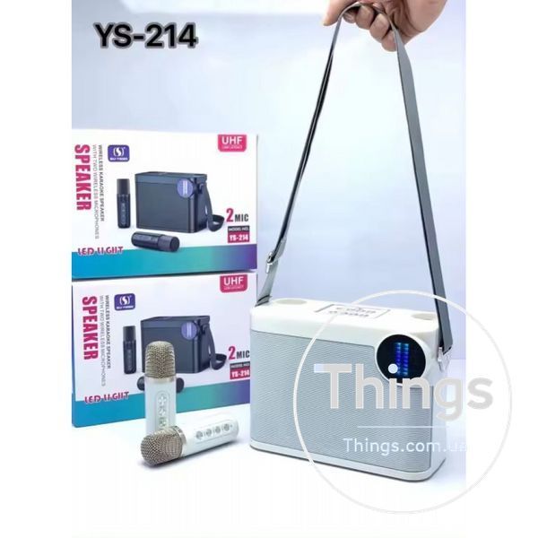 Bluetooth Speaker & 2 Microphones &mdash; YS-214 К2-000078980 фото
