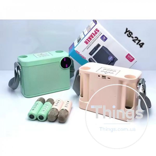 Bluetooth Speaker & 2 Microphones &mdash; YS-214 К2-000078980 фото