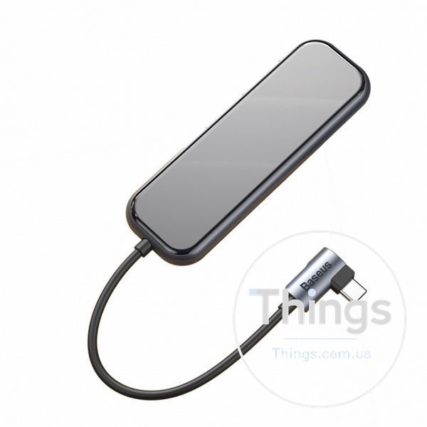 HUB USB C Baseus(CAHUB-EZ0G) Multi-functional HUB (Type-C to 4xUSB3.0+PD) &mdash; CAHUB-EZ0G Gray К2-000072108 фото