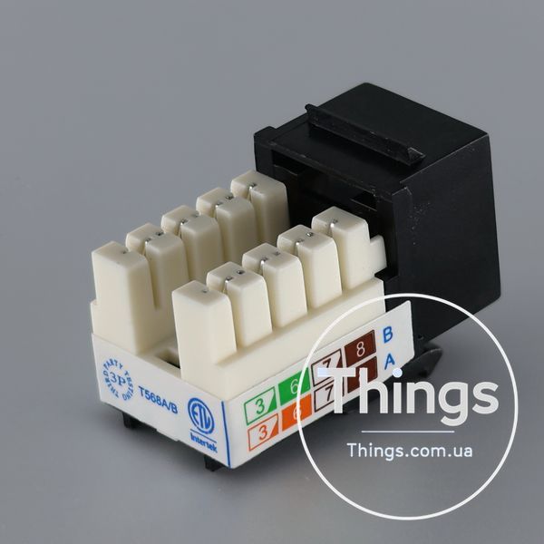 Модуль KeyStone RJ45 UTP, кат. 5e, 6, 6a, 110, Slim, W - 16.6 мм CM-10437 фото