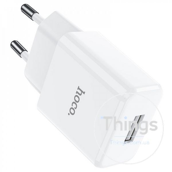 Home Charger 2.1A 1U Micro Cable (1m) Hoco N9 &mdash; White К2-000071402 фото
