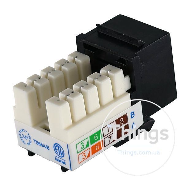 Модуль KeyStone RJ45 UTP, кат. 5e, 6, 6a, 110, Slim, W - 16.6 мм CM-10437 фото