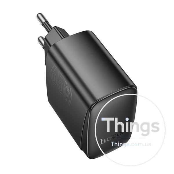 Мережевий Зарядний Пристрій Hoco CS63A 1USB/1USB-C PD65W/QC GAN Од1-00045170 фото