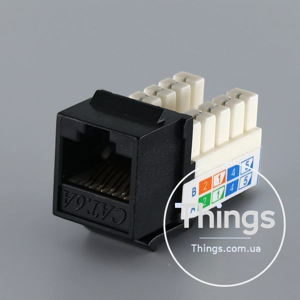 Модуль KeyStone RJ45 UTP, кат. 5e, 6, 6a, 110, Slim, W - 16.6 мм CM-10437 фото