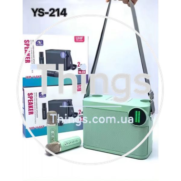 Bluetooth Speaker & 2 Microphones &mdash; YS-214 К2-000078980 фото