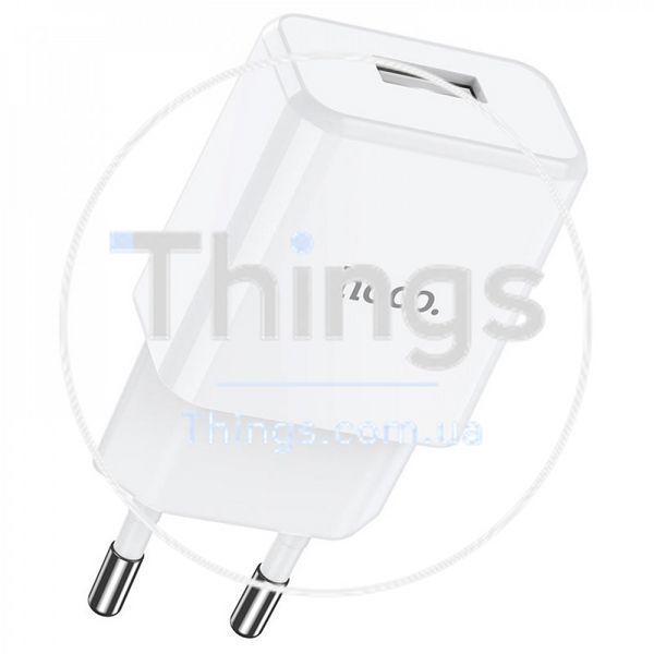 Home Charger 2.1A 1U Micro Cable (1m) Hoco N9 &mdash; White К2-000071402 фото
