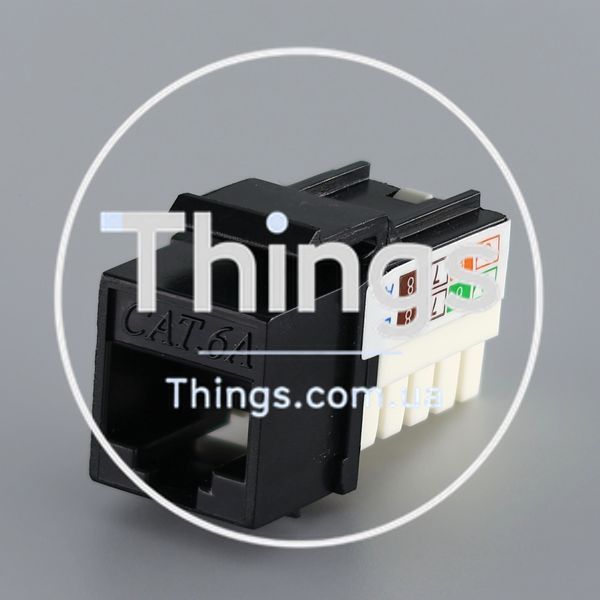 Модуль KeyStone RJ45 UTP, кат. 5e, 6, 6a, 110, Slim, W - 16.6 мм CM-10437 фото