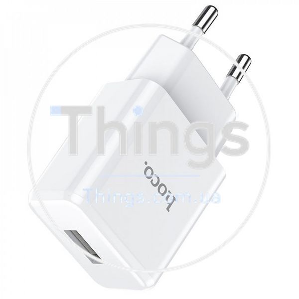 Home Charger 2.1A 1U Micro Cable (1m) Hoco N9 &mdash; White К2-000071402 фото