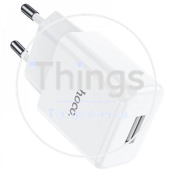 Home Charger 2.1A 1U Micro Cable (1m) Hoco N9 &mdash; White К2-000071402 фото