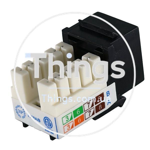 Модуль KeyStone RJ45 UTP, кат. 5e, 6, 6a, 110, Slim, W - 16.6 мм CM-10437 фото