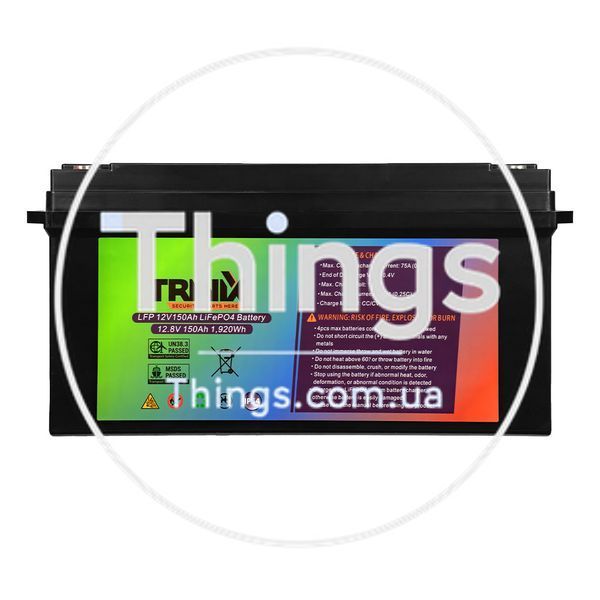 Акумуляторна батарея літій-залізо-фосфатна 12В 150А*год Trinix 12V150Ah LiFePO4 K3-44-00003 фото