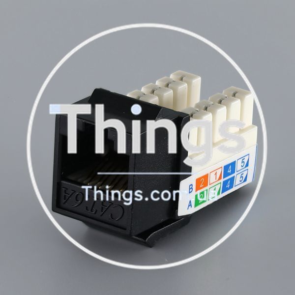 Модуль KeyStone RJ45 UTP, кат. 5e, 6, 6a, 110, Slim, W - 16.6 мм CM-10437 фото