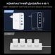 Мережевий зарядний пристрій Choetech PD9002 PD100W GAN USB-A+3xUSB-C White K3-43-00172 фото 6