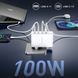 Мережевий зарядний пристрій Choetech PD9002 PD100W GAN USB-A+3xUSB-C White K3-43-00172 фото 5