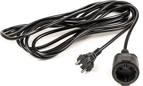 Подовжувач PowerPlant 5 м, 2x1.0мм2, 8А (JY-3021/5) PPEA08M50S1 фото