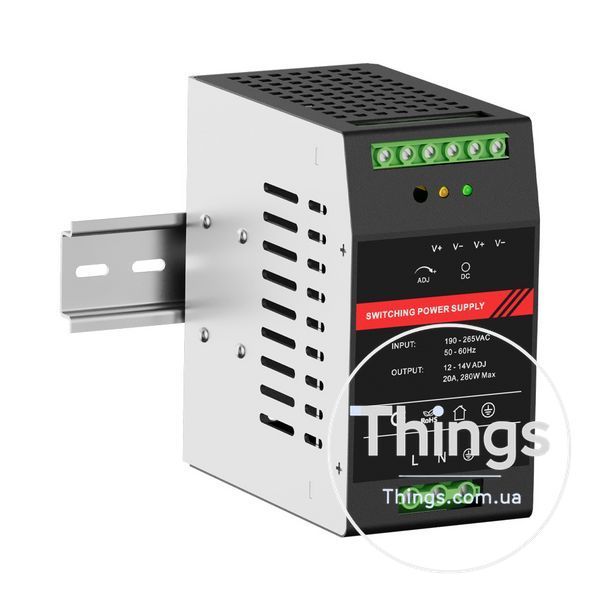 Джерело безперебійного живлення Kraft PSU-1220DIN з кріпленням на DIN-рейку K3-43-00110 фото