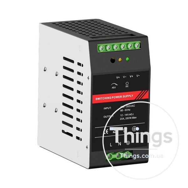 Джерело безперебійного живлення Kraft PSU-1220DIN з кріпленням на DIN-рейку K3-43-00110 фото