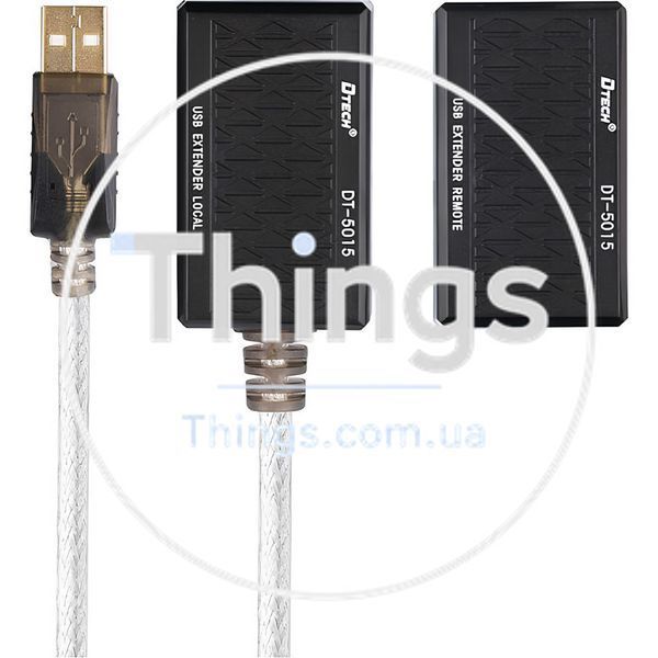 Подовжувач USB 2.0 60m Dtech DT-5015 K3-74-00062 фото