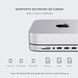 Хаб док станція Satechi для mac mini m2 m1 mac studio з ssd накопичувачем nvme sata m2 usb c 10gbps usb-a 10gbps 3,5мм сріблястий K1-000722 фото 5