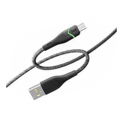 Кабель USB Ridea RC-RL15 RGB Light MicroUSB 3A 1.2m Од1-00041739 фото