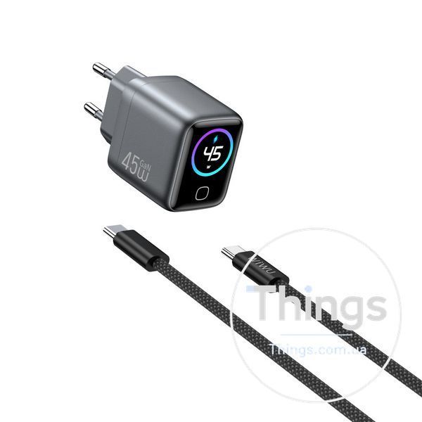 Home Charger | 45W | GaN | PD3.0 &mdash; Wiwu CHG500 K2-000083684 фото