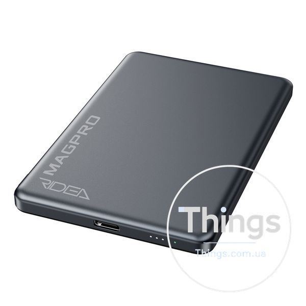 Мобільна Батарея Ridea RP-M5 MAGPRO QC/PD 20W, QI 15W with Magnetic 5000mAh Од1-00044779 фото
